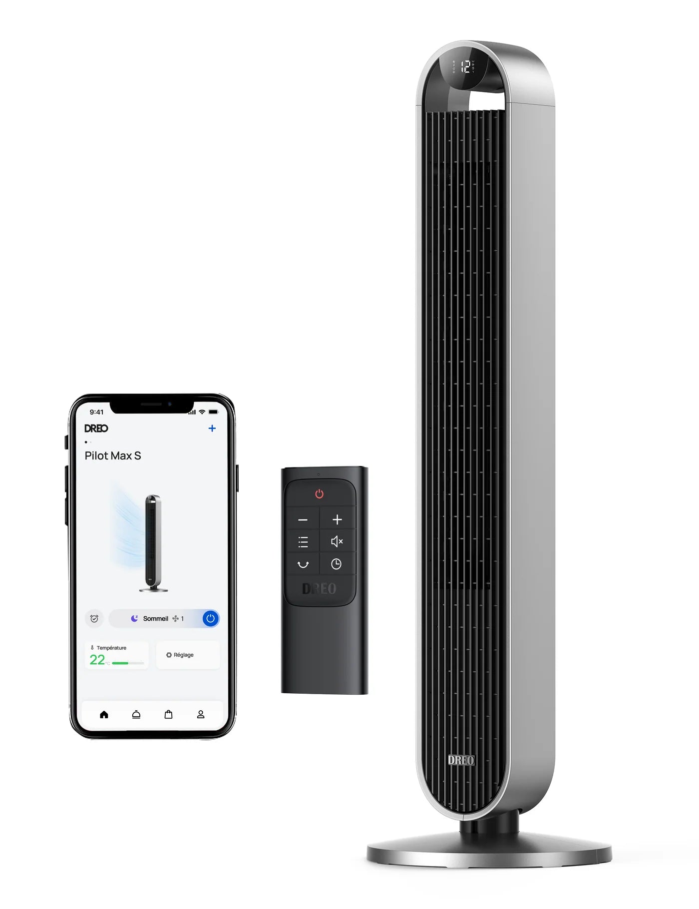 Ventilateur Colonne Intelligent Dreo 714S – Le souffle de la modernité.