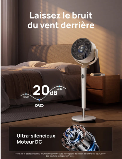 Ventilateur Pivotant Intelligent Dreo TurboPoly™ 508S – L’Air, enfin réinventé.