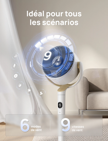 Ventilateur Pivotant Intelligent Dreo TurboPoly™ 508S – L’Air, enfin réinventé.