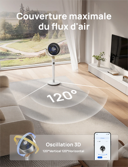 Ventilateur Pivotant Intelligent Dreo TurboPoly™ 508S – L’Air, enfin réinventé.