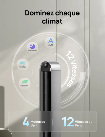 Ventilateur Colonne Intelligent Dreo 714S – Le souffle de la modernité.