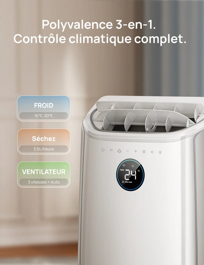 Climatiseur Portable Intelligent Dreo 516S – Le confort absolu, maîtrisé.